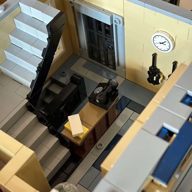Polizeistation-Set - Bausteinset ähnlich Lego Icons 10278