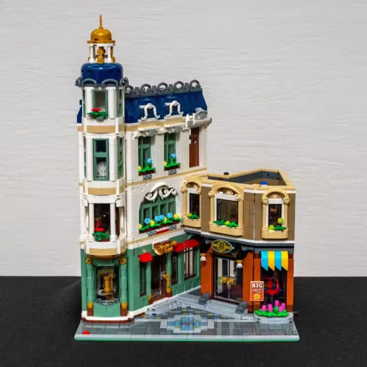 LEGO-kompatible Einkaufsmeile - Bausteinset ähnlich Icons 11371