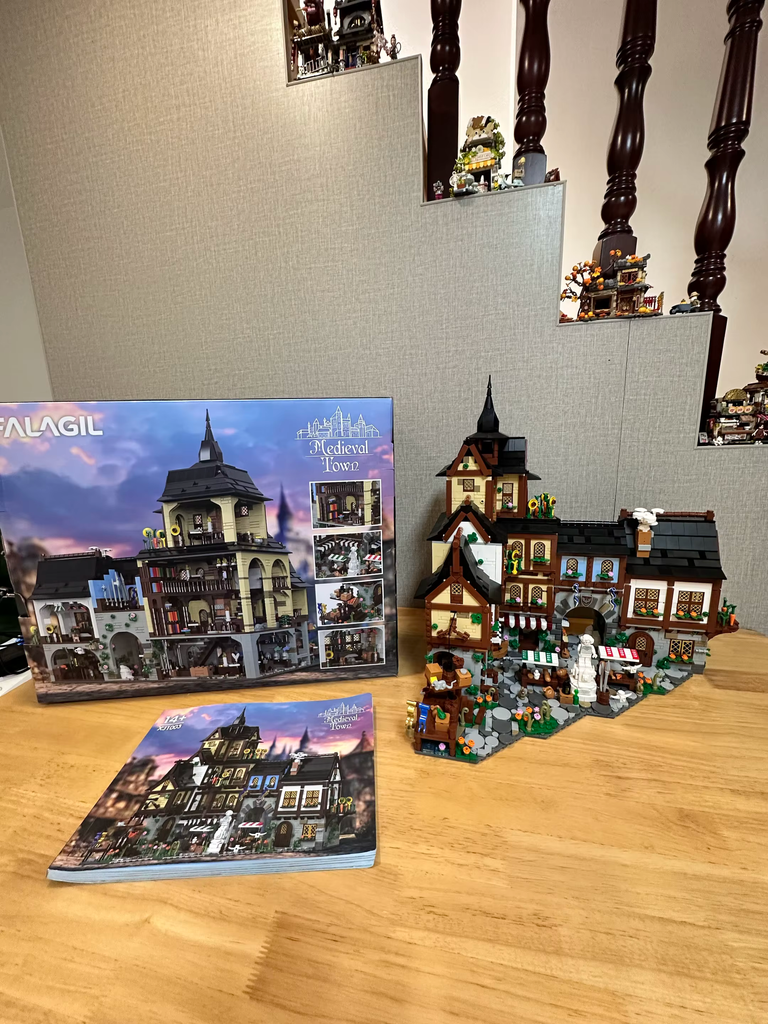 Mittelalterliche Stadt – 3.867-teiliges Architektur-Set | LEGO®-kompatibel