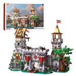 LEGO-kompatible Ritterburg der Heiligen Geisterritter - XXL-Bausatz mit 2.568 Teilen