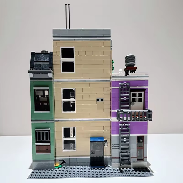 Polizeistation-Set - Bausteinset ähnlich Lego Icons 10278