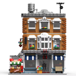 Retro-Eisenwaren-Geschäft – 3.642-teiliges Modular Building mit 7 Figuren | LEGO®-kompatibel