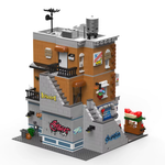 Retro-Eisenwaren-Geschäft – 3.642-teiliges Modular Building mit 7 Figuren | LEGO®-kompatibel