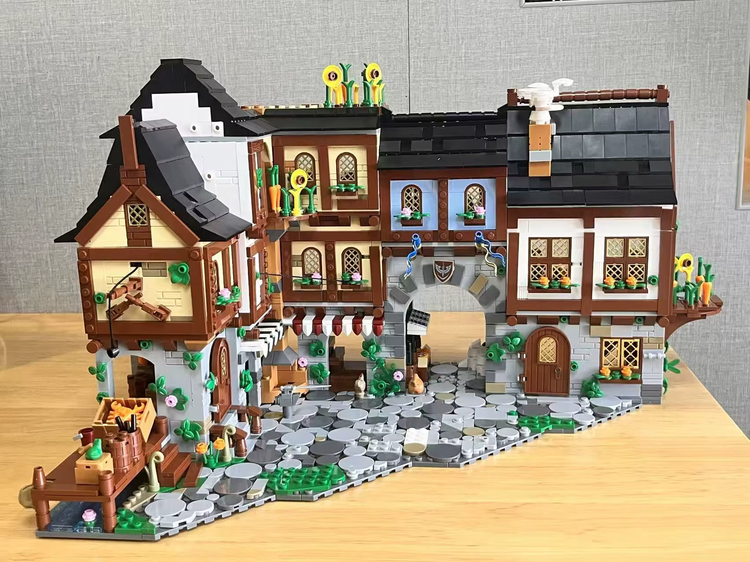 Mittelalterliche Stadt – 3.867-teiliges Architektur-Set | LEGO®-kompatibel