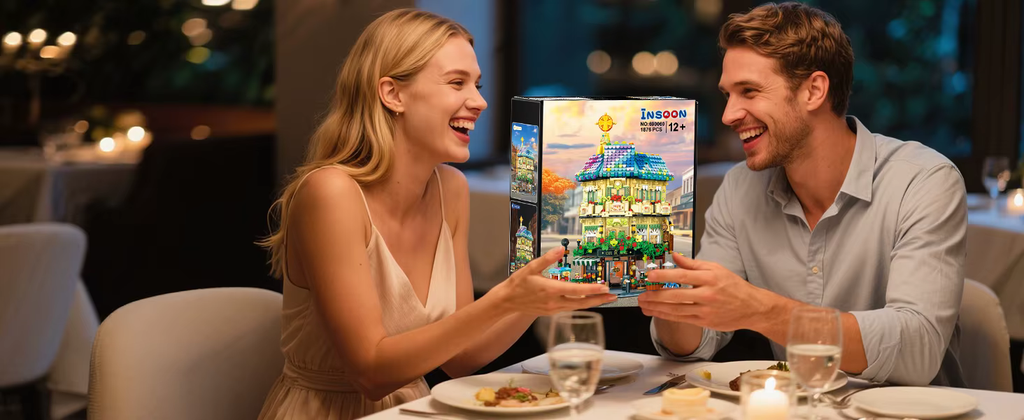 Café de Flore – detailreiches Klemmbaustein-Set mit 1.876 Teilen | LEGO-kompatibel