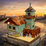 Fischerhaus am Hafen – detailreiches Klemmbaustein-Set mit 2.049 Teilen | LEGO®-kompatibel