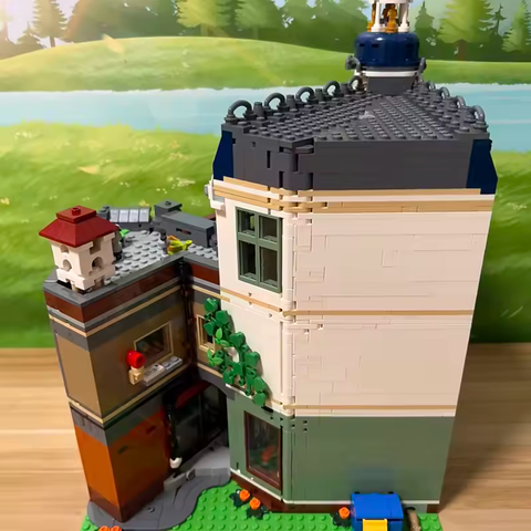 LEGO-kompatible Einkaufsmeile - Bausteinset ähnlich Icons 11371
