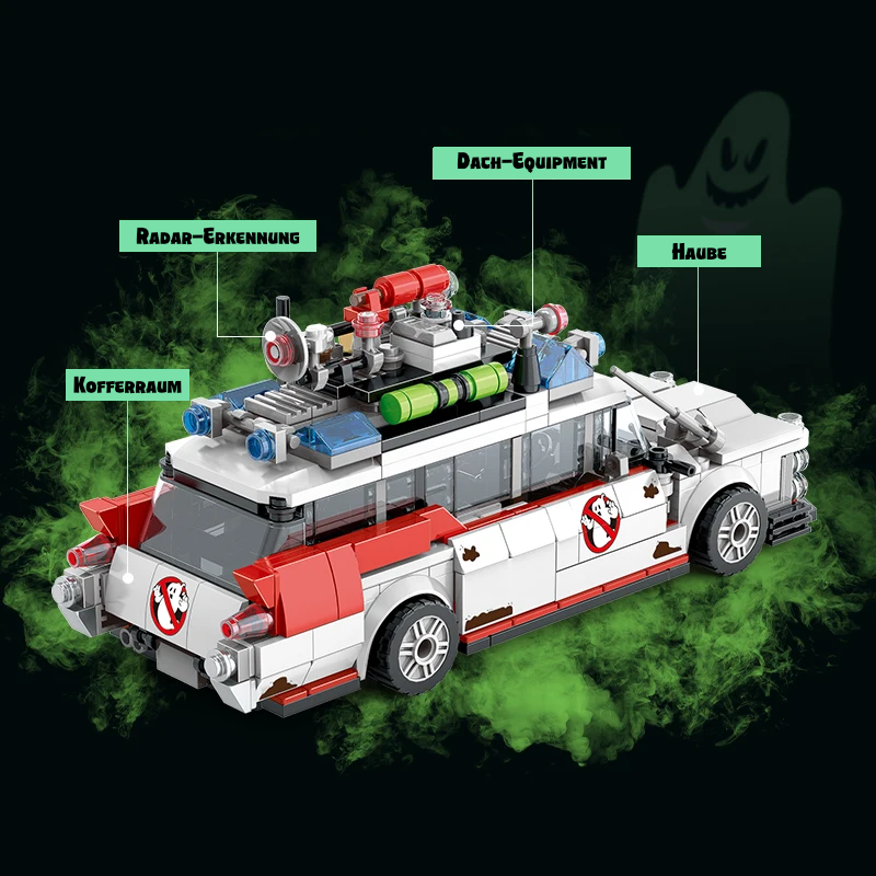 Geisterjäger-Auto - Lego-kompatibel
