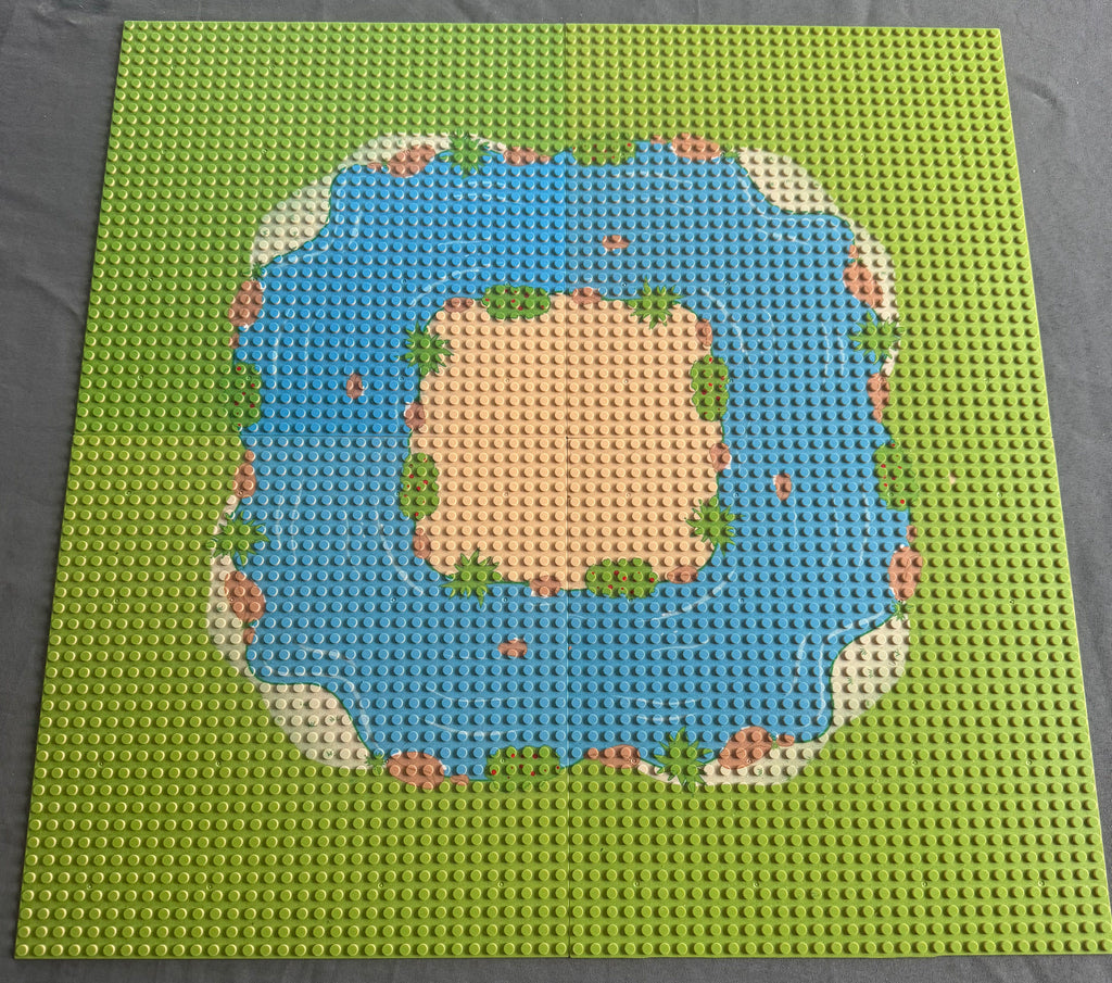 Grundplatten "Insel" 32x32 Noppen