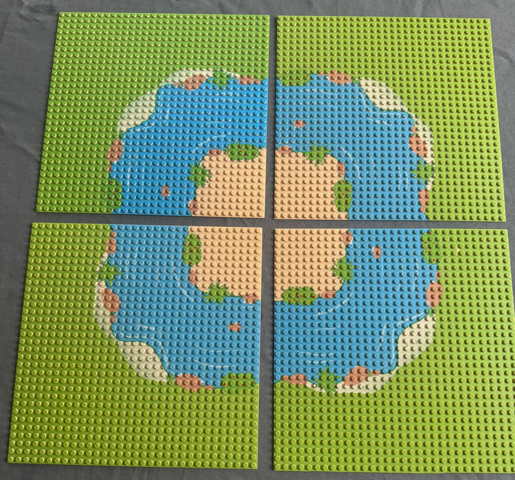 Grundplatten "Insel" 32x32 Noppen