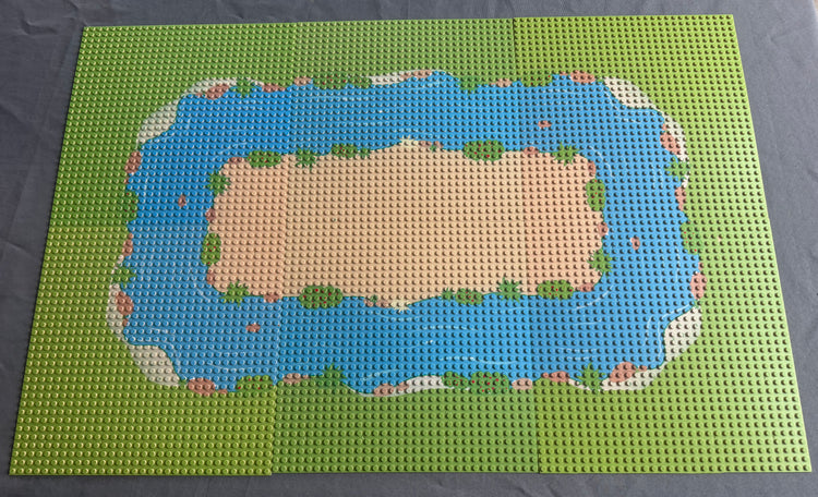 Grundplatten "Insel" 32x32 Noppen