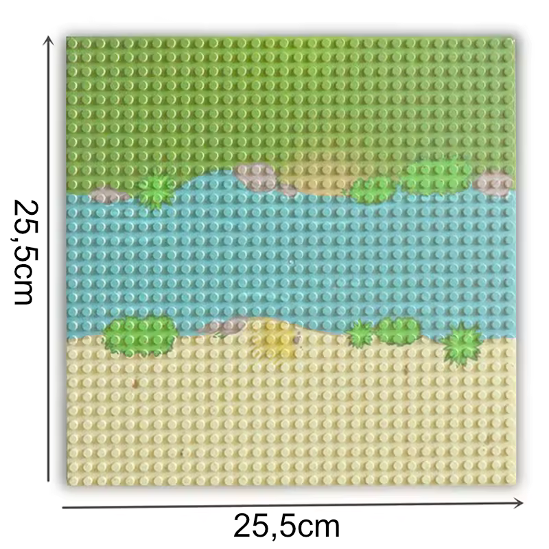 Grundplatten "Insel" 32x32 Noppen