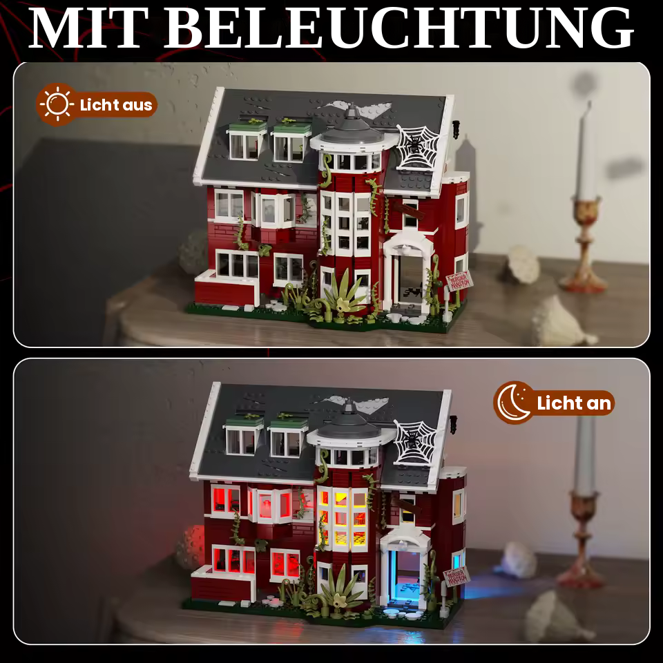 LEGO-kompatibles Spukhaus Bausteinset - auch als Halloween-Geschenk