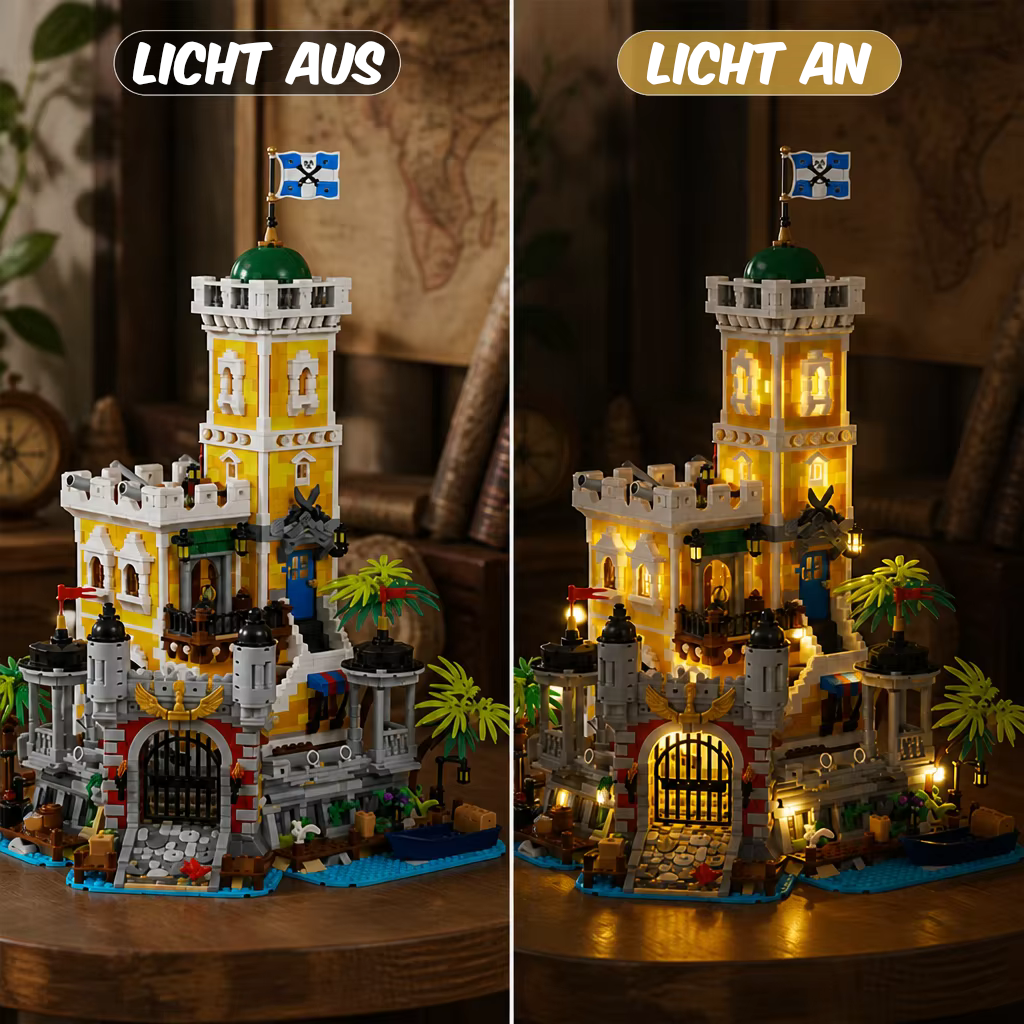 Piraten-Hafen – 4.975-teiliges Klemmbaustein-Set | LEGO-kompatibel