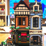 LEGO-kompatibles Eckhaus mit Pub - ähnlich Icons 10350