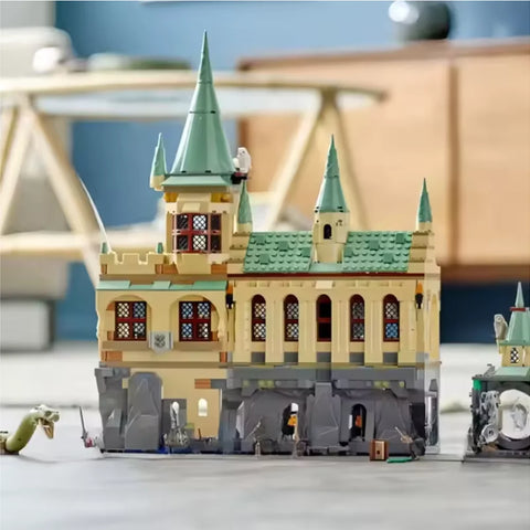 Fantasie-Burg – 1.176-teiliges Klemmbaustein-Set mit Türmen, Innenräumen & Zubehör | LEGO®-kompatibel