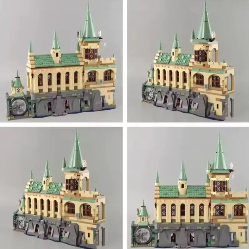 Fantasie-Burg – 1.176-teiliges Klemmbaustein-Set mit Türmen, Innenräumen & Zubehör | LEGO®-kompatibel