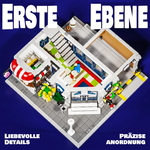 Polizeistation – 3-stöckiges Modular Building | LEGO®-kompatibel