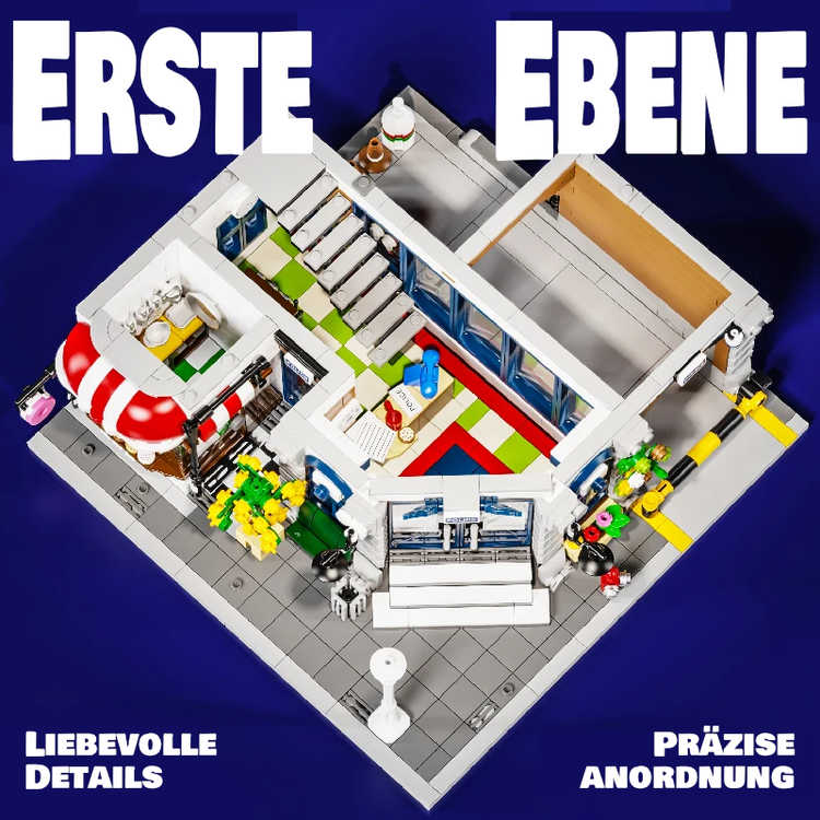 Polizeistation – 3-stöckiges Modular Building | LEGO®-kompatibel