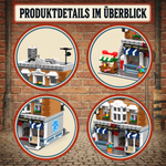 Retro-Eisenwaren-Geschäft – 3.642-teiliges Modular Building mit 7 Figuren | LEGO®-kompatibel