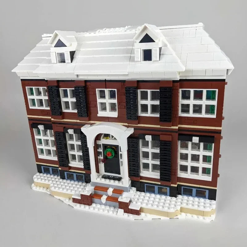 "Kevin allein zuhaus" - Großes Familienhaus – Klemmbaustein-Set mit 3.955 Teilen | LEGO-kompatibel