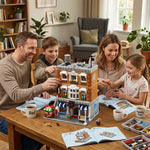 Retro-Eisenwaren-Geschäft – 3.642-teiliges Modular Building mit 7 Figuren | LEGO®-kompatibel