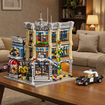 Polizeistation – 3-stöckiges Modular Building | LEGO®-kompatibel