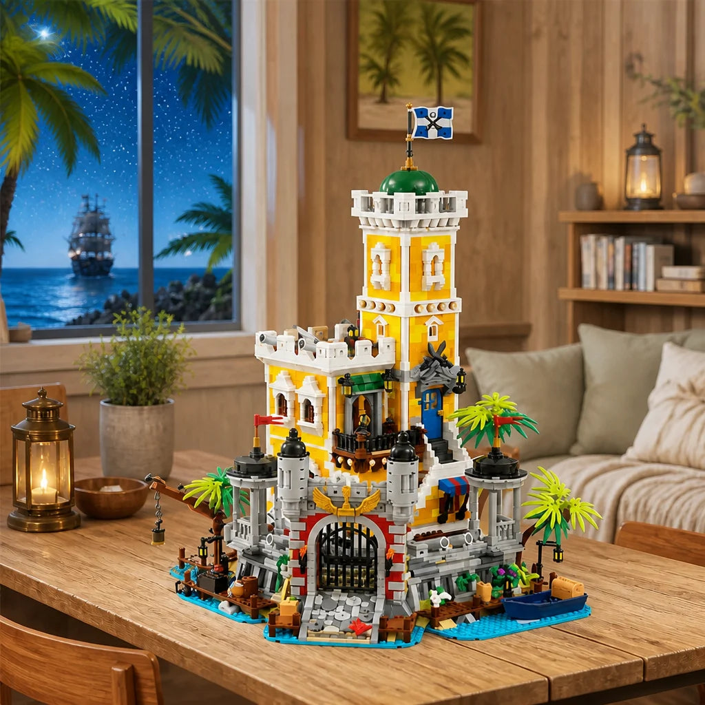 Piraten-Hafen – 4.975-teiliges Klemmbaustein-Set | LEGO-kompatibel