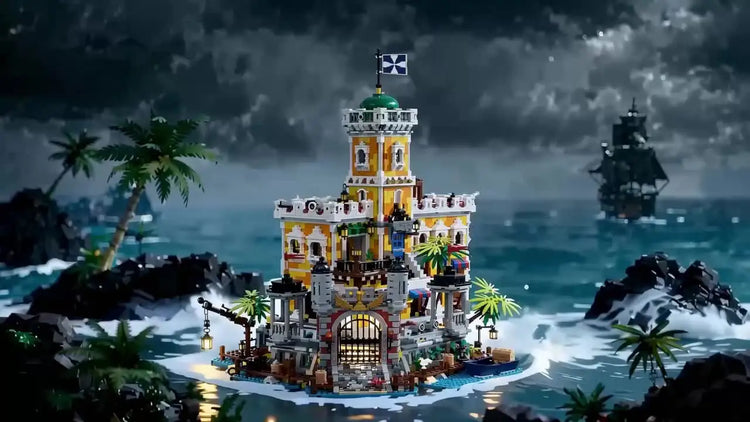 Piraten-Hafen – 4.975-teiliges Klemmbaustein-Set | LEGO-kompatibel