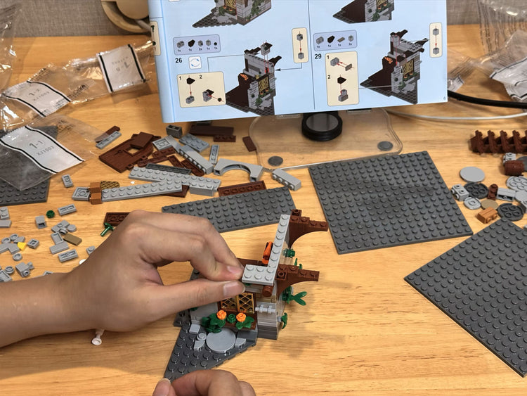 Mittelalterliche Stadt – 3.867-teiliges Architektur-Set | LEGO®-kompatibel