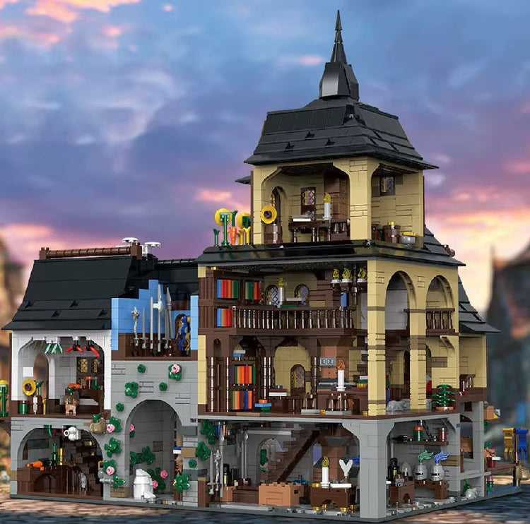 Mittelalterliche Stadt – 3.867-teiliges Architektur-Set | LEGO®-kompatibel