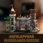 LEGO-kompatible Ritterburg der Heiligen Geisterritter - XXL-Bausatz mit 2.568 Teilen