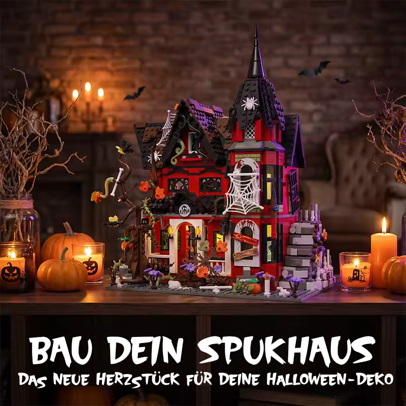 LEGO-kompatibles Spukhaus Bausteinset - auch als Halloween-Geschenk