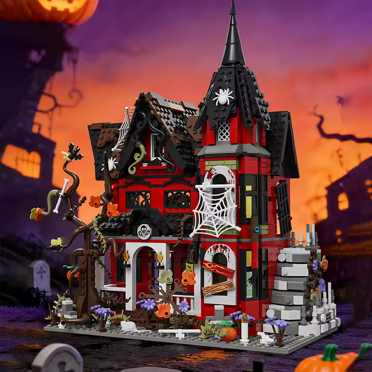 LEGO-kompatibles Spukhaus Bausteinset - auch als Halloween-Geschenk
